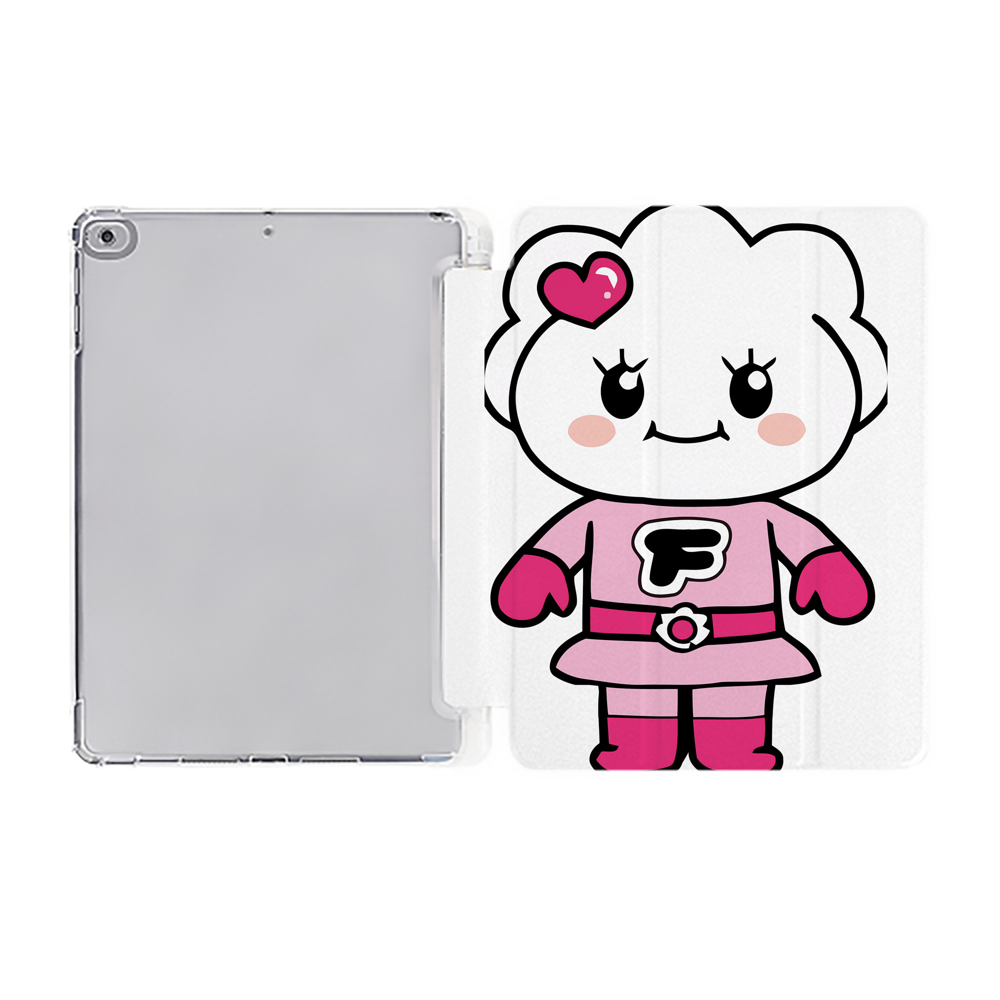 （画像用） アンパンマン Anpanman IPad ケース ペン収納付き 三つ折りスタンド PUレザー×シリコン 対応機種9.5/10.5/10.9インチ